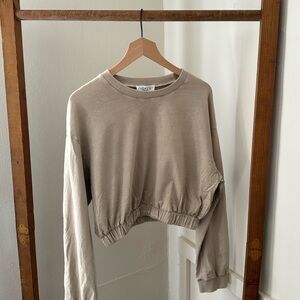She + Sky Cream Sweatshirt